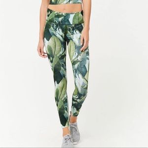 Palm Print Forever21 leggings